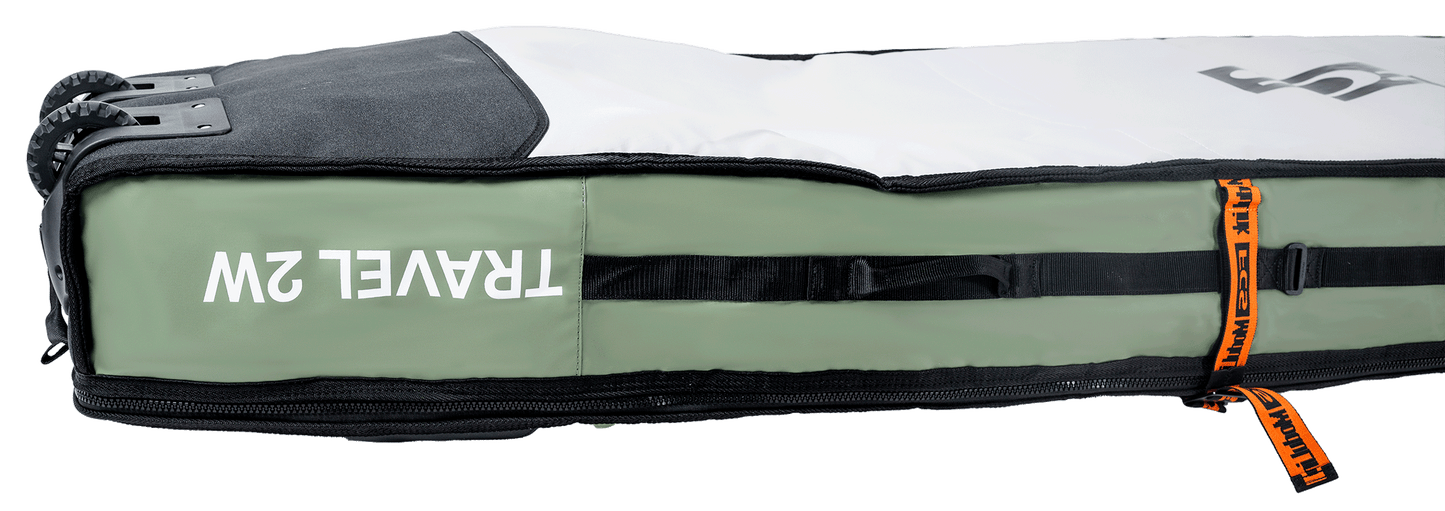 FCS Travel 2W Longboard Wheelie 10'0 Alpine Surfboardbag