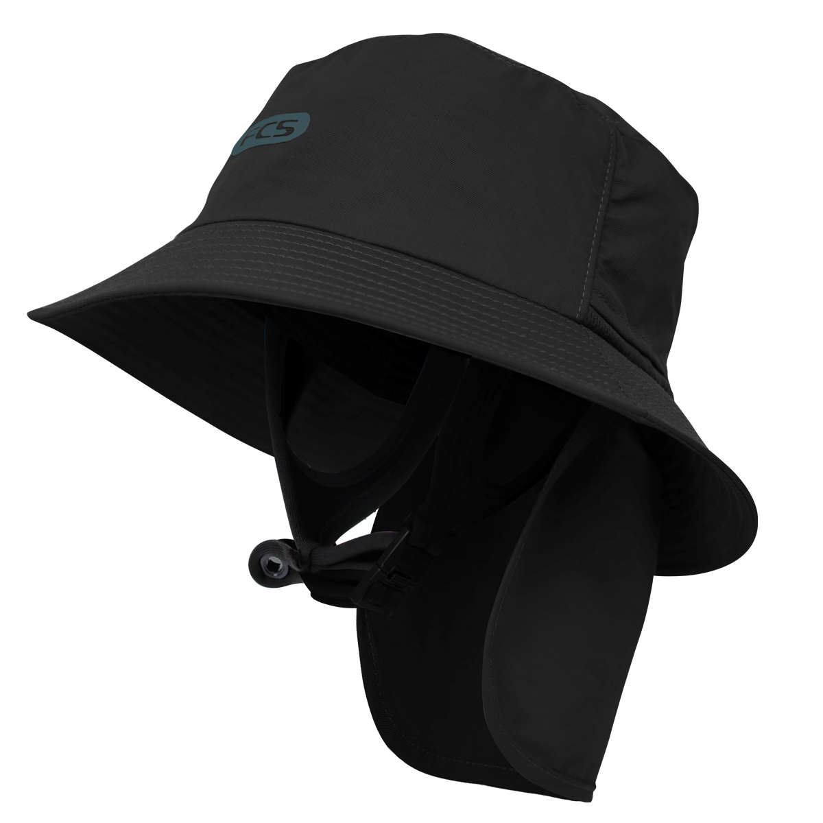 FCS Essential Surf Bucket Hat Black/Teal