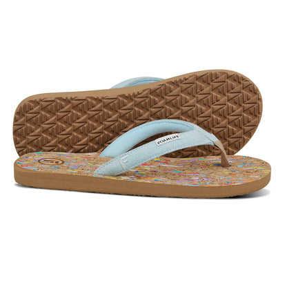 Foamlife Goldie Cork Flip Flops