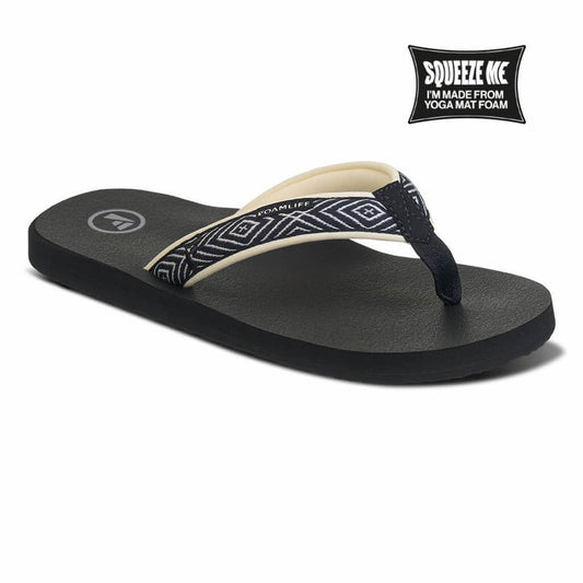 FoamLife Yogi Flip Flop Black