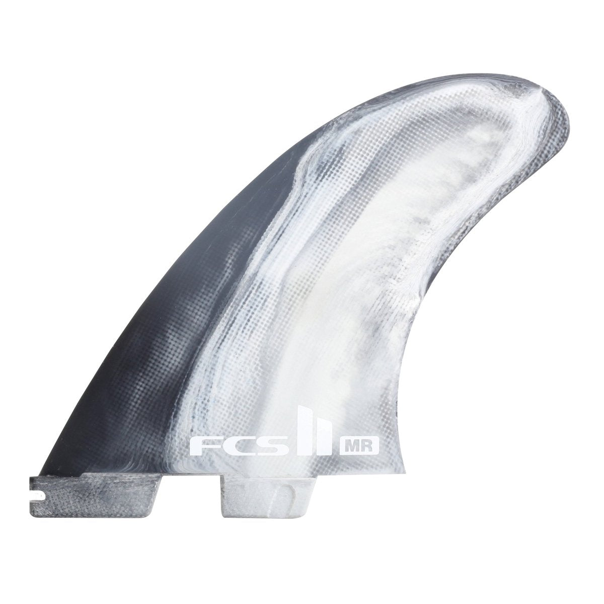 FCS II MR PC XLarge Tri Retail Fins Black/White Swirl