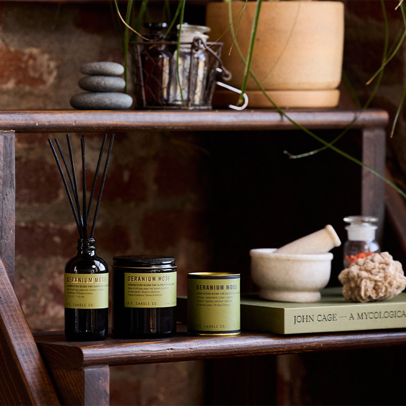 P.F. Candle Co. Geranium Moss Soy Candle