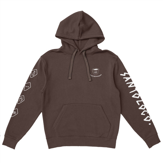 SantoLoco Emiliano Hoodie Coffee Brown
