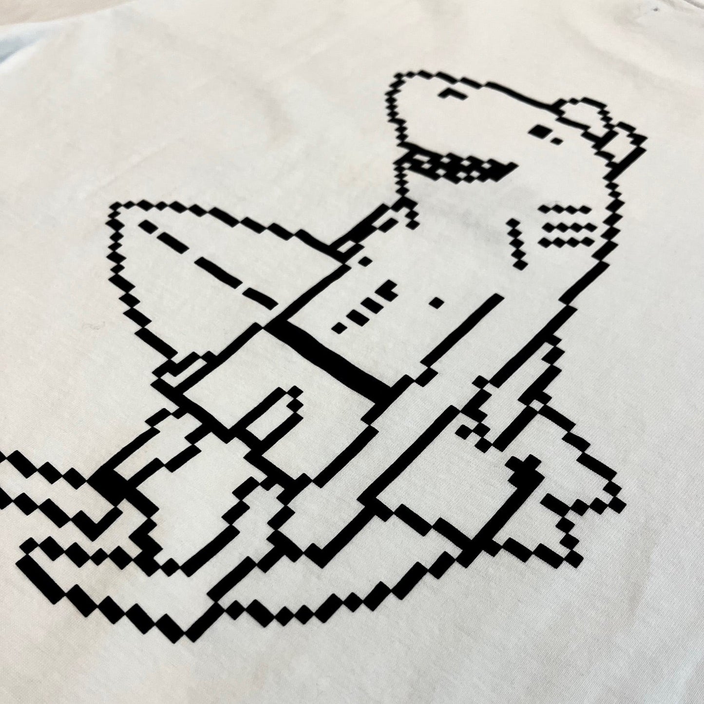 Camiseta SantoLoco Pixel Hai Branca