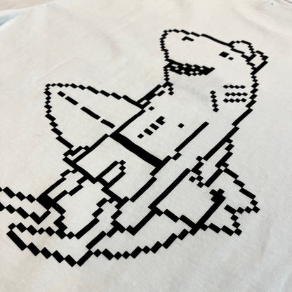 Camiseta SantoLoco Pixel Hai Branca