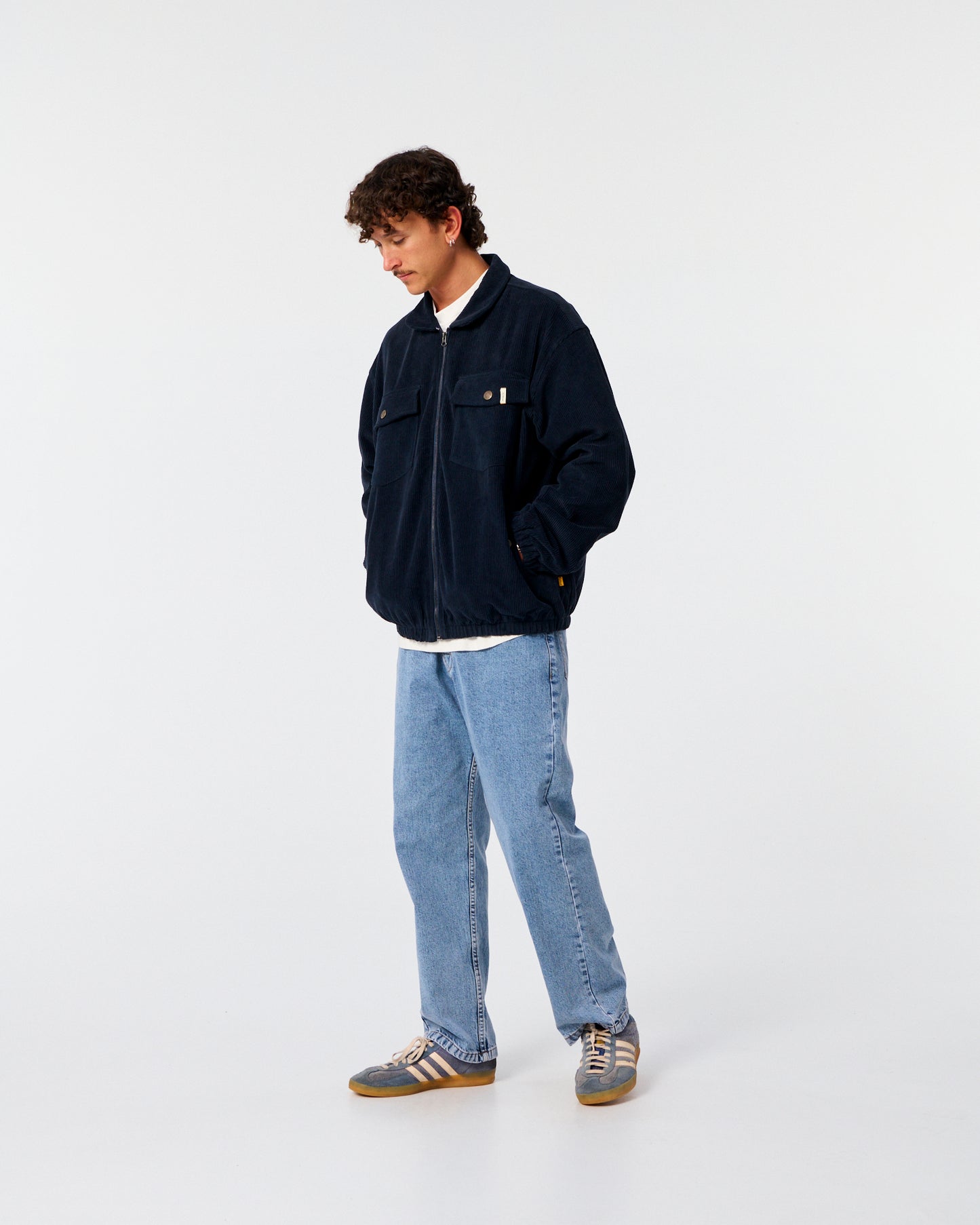 TCSS Blackbird Cord Jacket Worker Blue