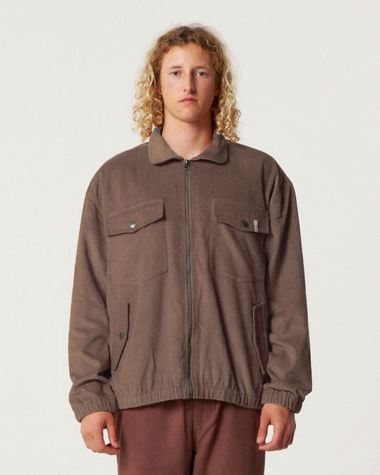 TCSS Blackbird Cord Jacke Braun
