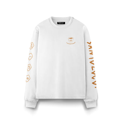 SantoLoco Emiliano Langarmshirt Flat White