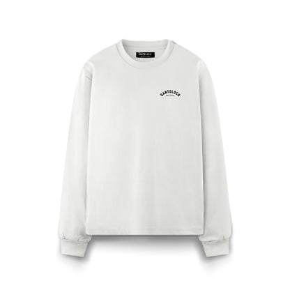SantoLoco Munich Surfing ist ein schwarzes Motorsport-Langarmshirt.