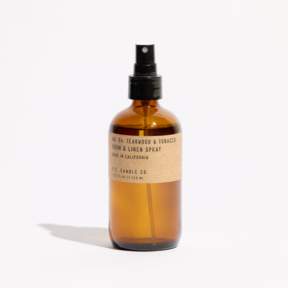 P.F. Candle Co. Teakwood & Tobacco Room Linen Spray