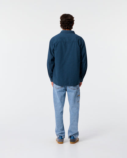 TCSS Sun Cured Waffle Overshirt Worker Blue