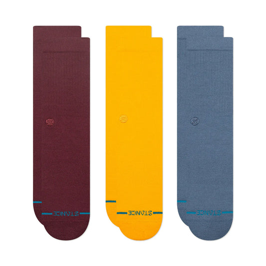 Stance Icon Crew Socks 3 Pack