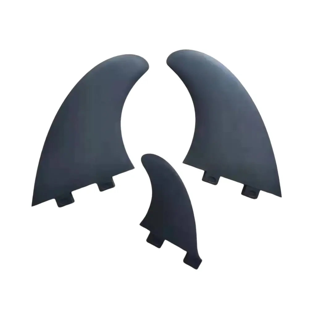 Twin Fin Set com centro fino para FCS preto