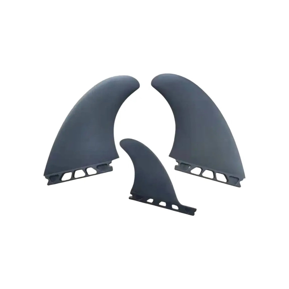 Twin-Fin-Set mit Center-Finne für Futures, Schwarz