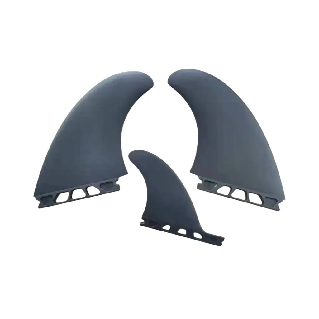 Twin Fin Set com Center Finne für Futures Preto