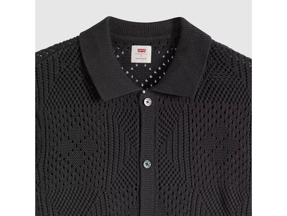 Levis Camp Shirt Sweater Black