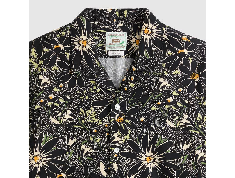 Levis Sunset No Pkt Camp SS Black