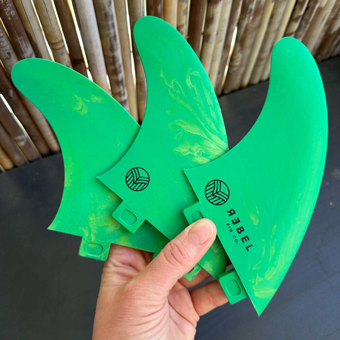 Rebel Thruster Marble "Green room" FCS I Fins