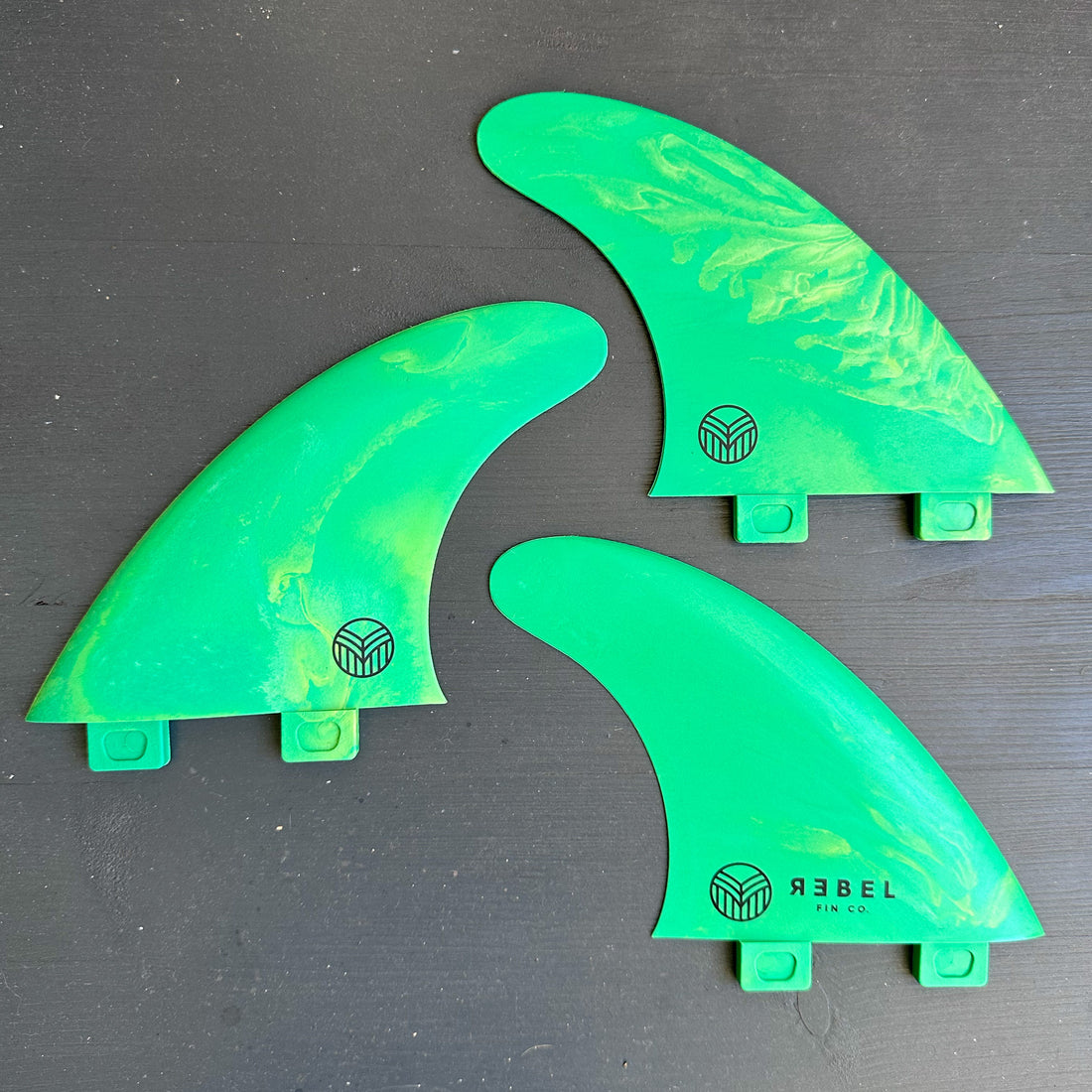 Rebel Thruster Marble "Green room" FCS I Fins