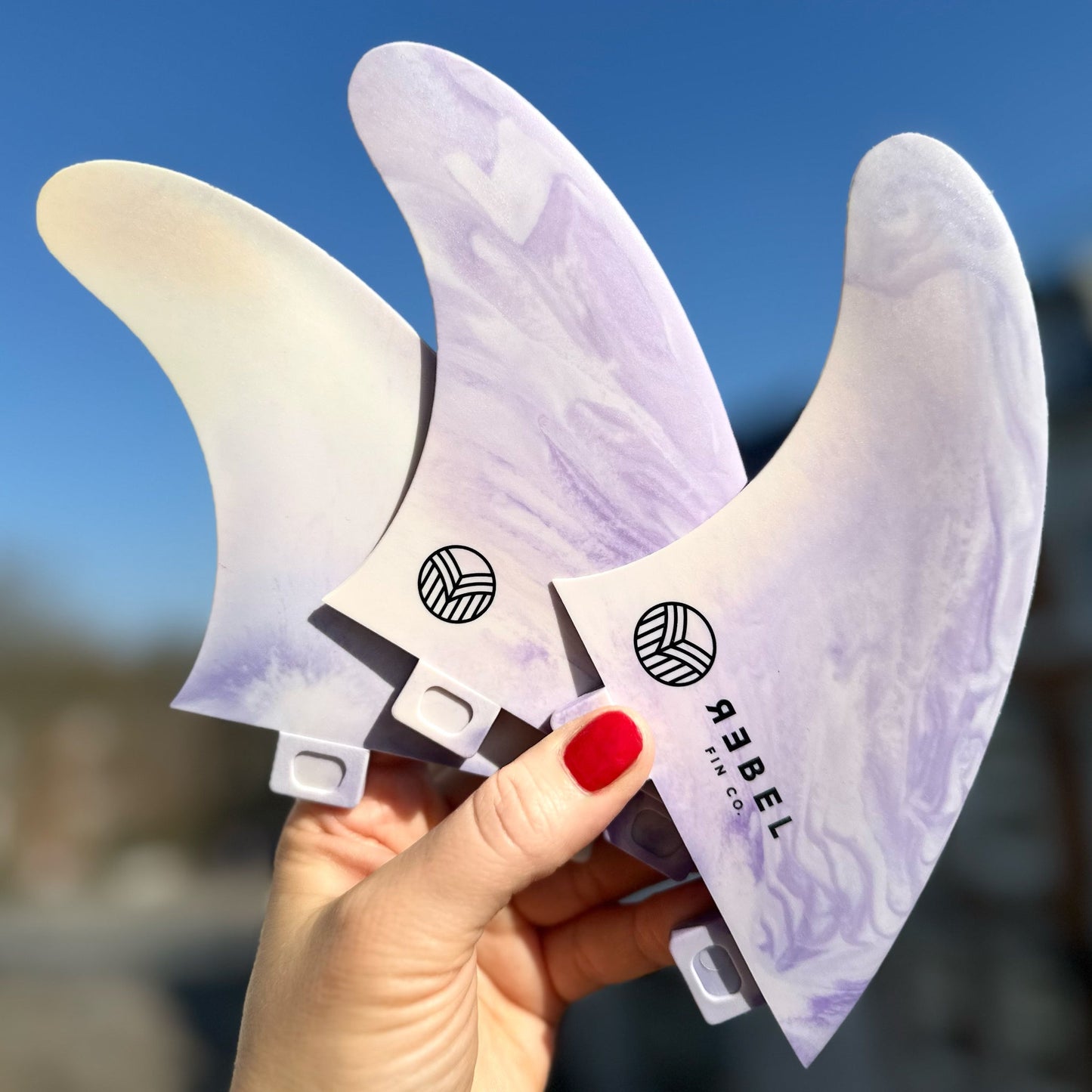 Rebel Thruster Glasfaser Marble FCS 1 Finnen