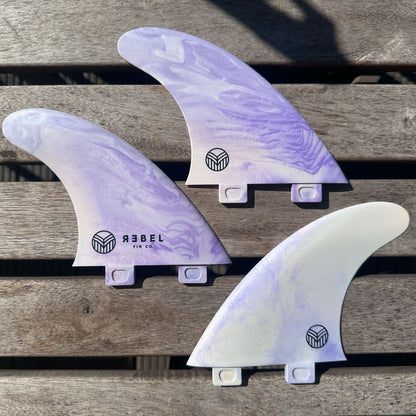 Rebel Thruster Glasfaser Marble FCS 1 Finnen