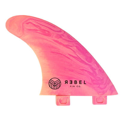 Rebel Thruster Marble "Raspberry Barrel" FCS I Fins