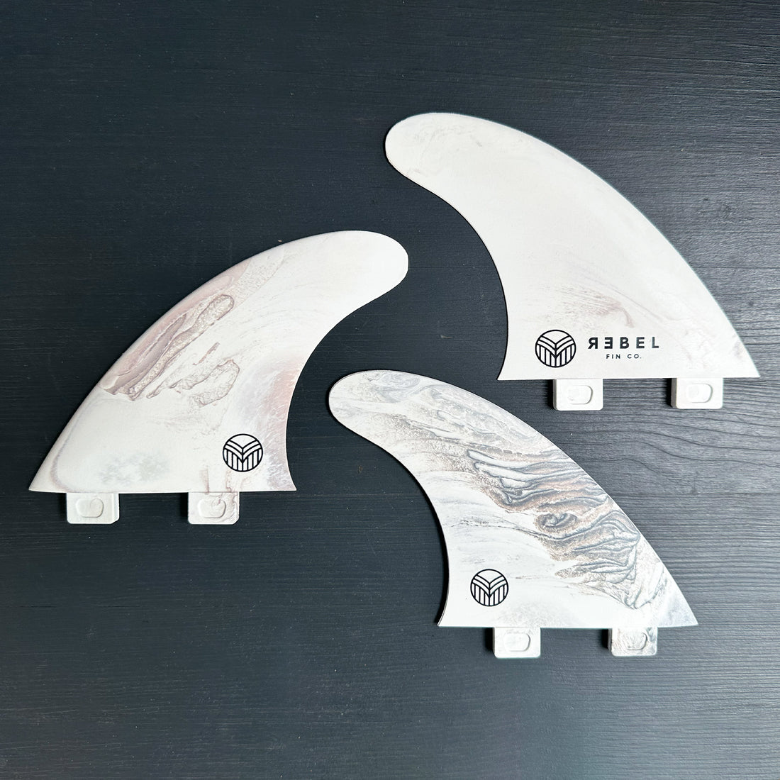 Rebel Thruster Marble "Stormy" FCS I Fins