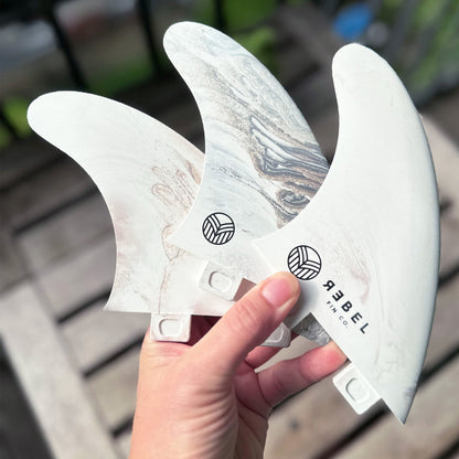 Rebel Thruster Marble "Stormy" FCS I Fins
