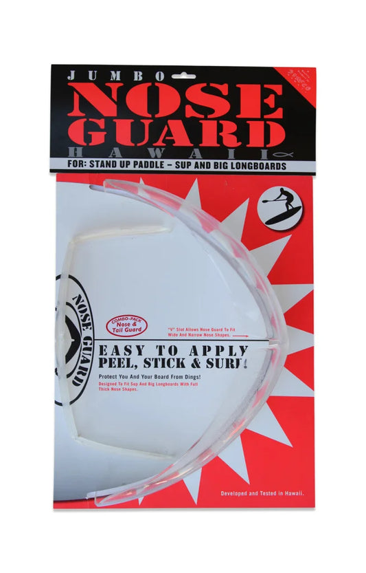 SurfCo Hawaii Jumbo Nose Guard & Tail Guard Combo Pack Clear