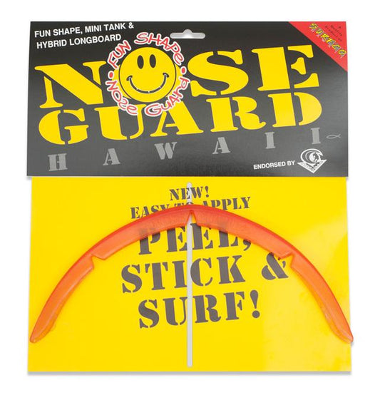 SurfCo Hawaii Fun Shape Nose Guard Kit Red Tint