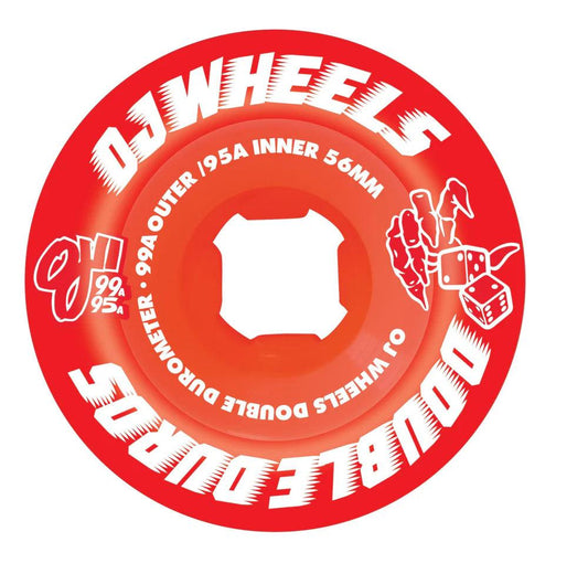 OJ Double Duro Wheels 56mm 99a/95a