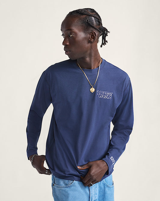 VANS MTE Outline Hybrid Longsleeve Dunkelblau