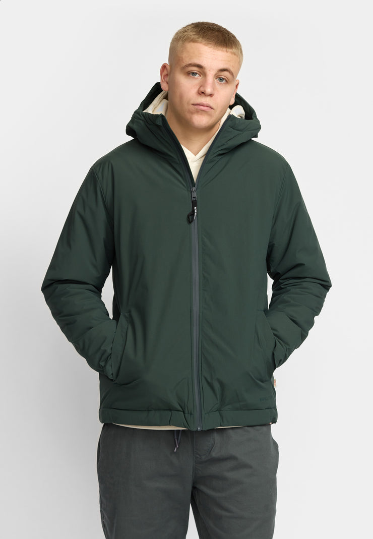 Revolution Padded City Jacket Dark Green