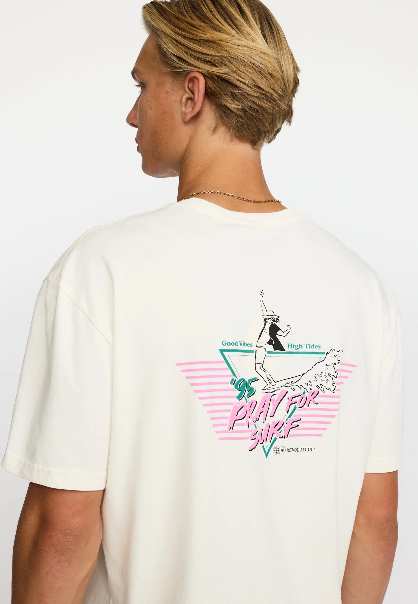 Revolution Printed T-shirt Offwhite