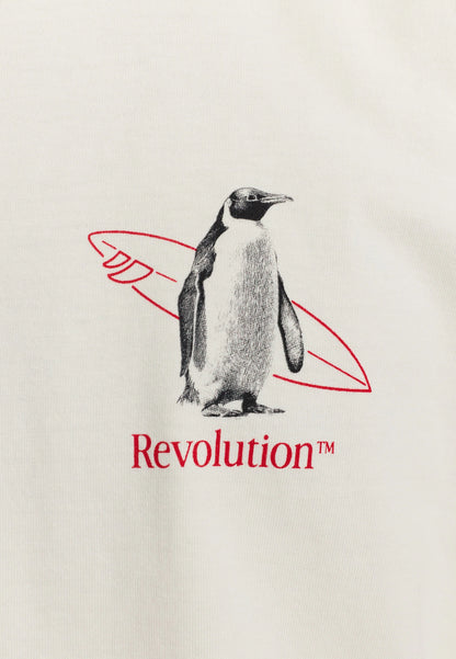Revolution Printed T-Shirt Offwhite