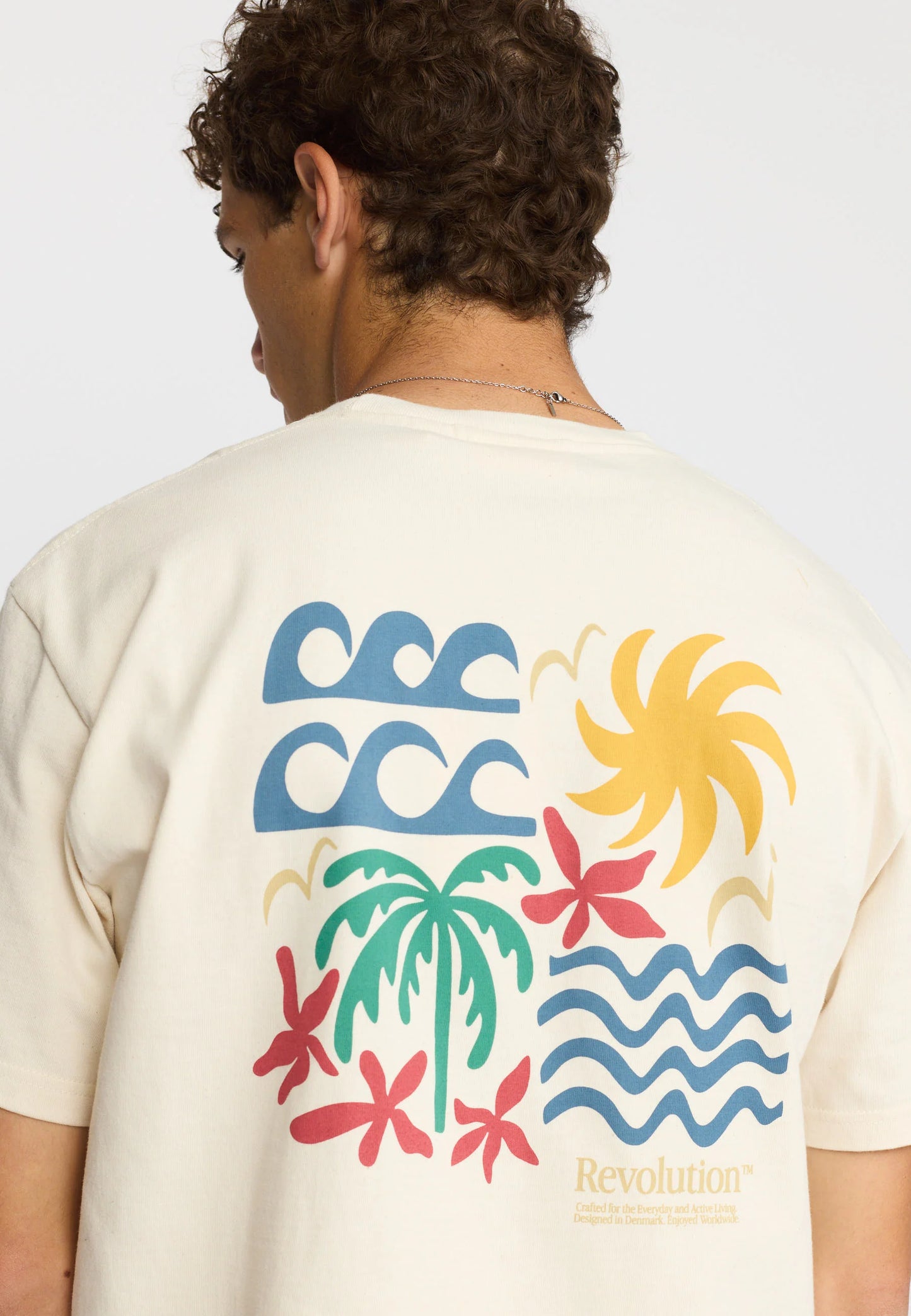 Revolution Printed T-Shirt Offwhite