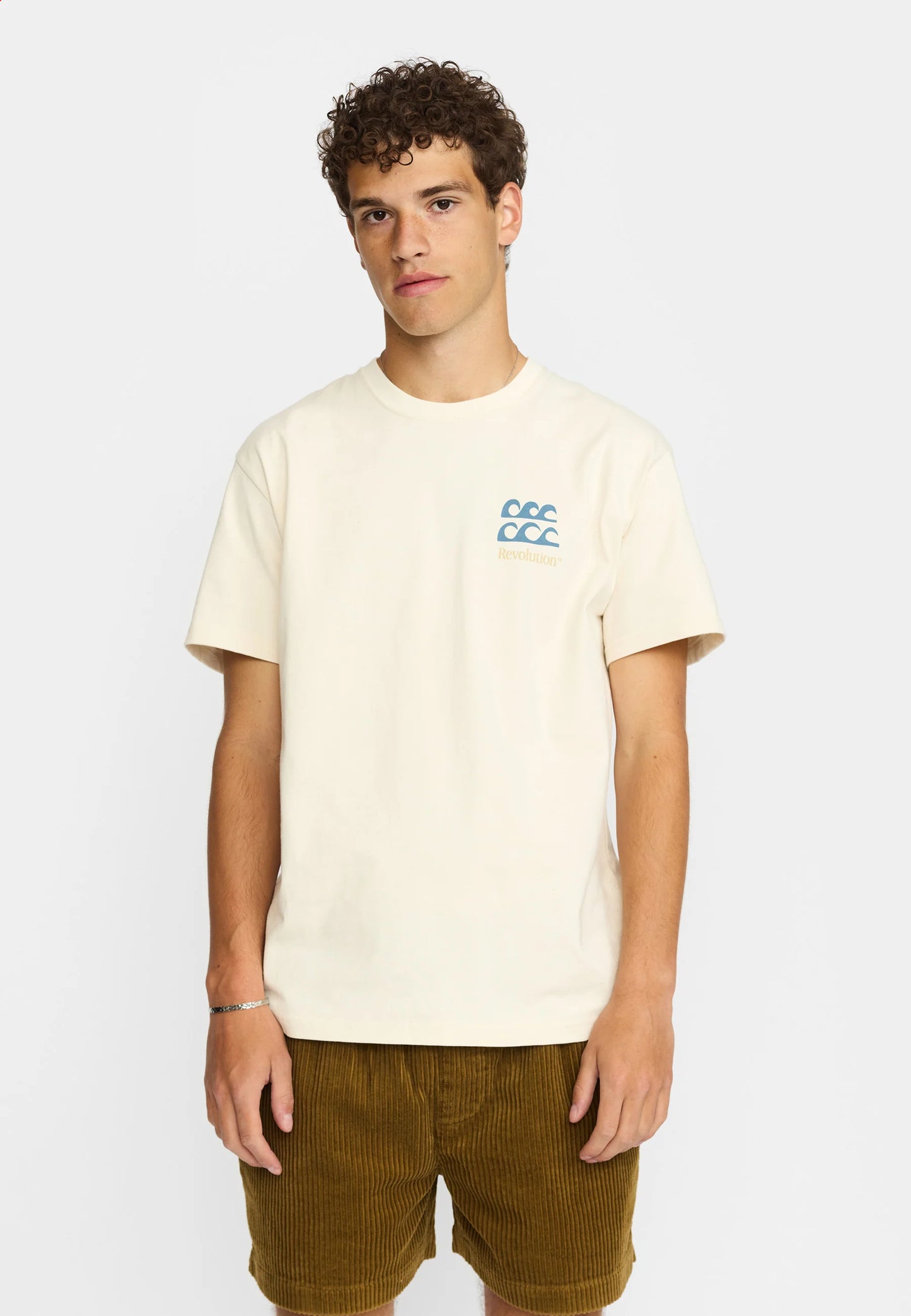 Revolution Printed T-Shirt Offwhite