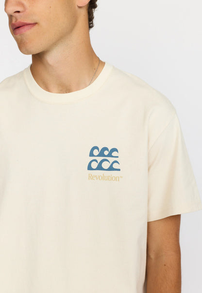 Revolution Printed T-Shirt Offwhite