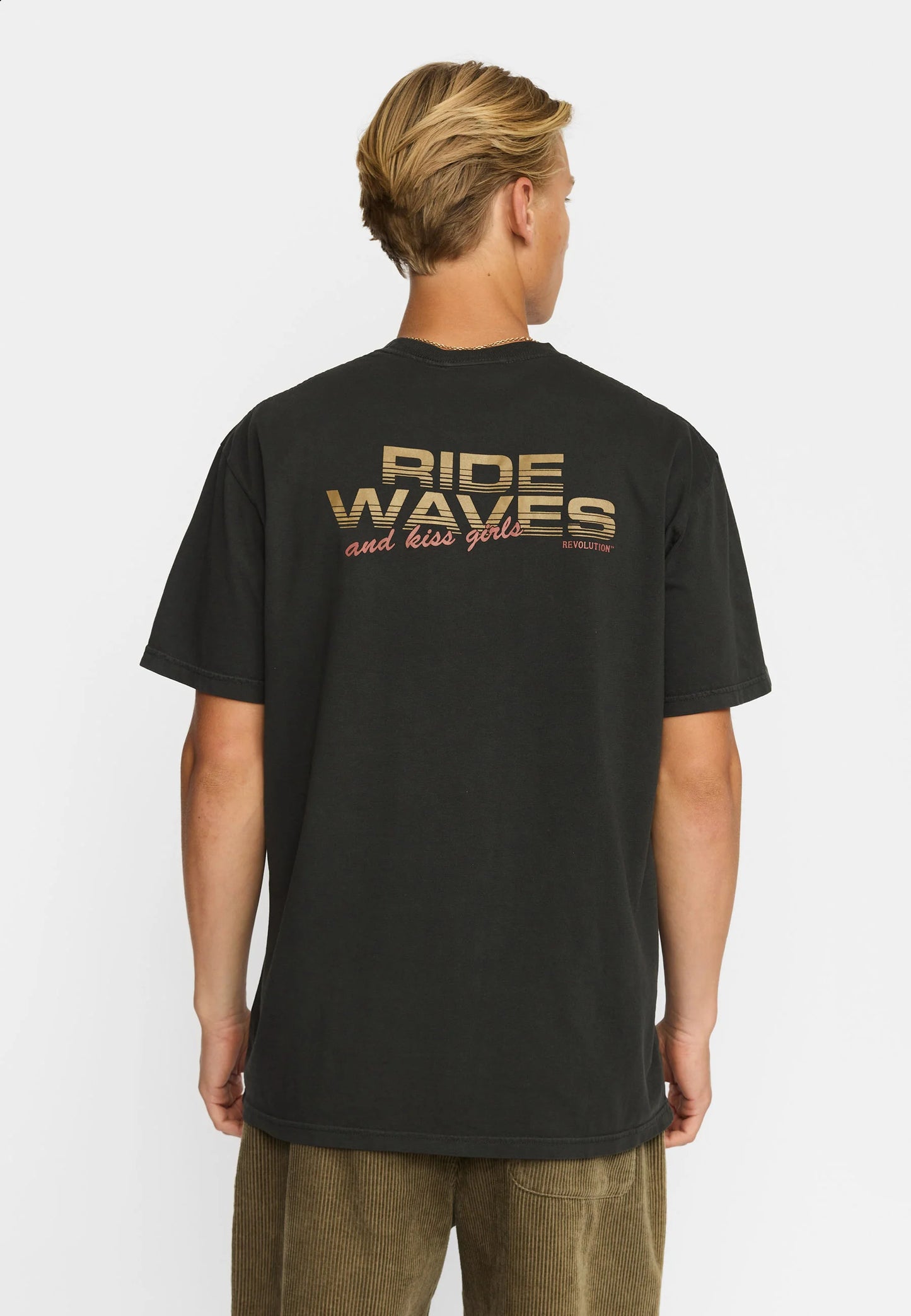 Revolution Printed T-shirt Black