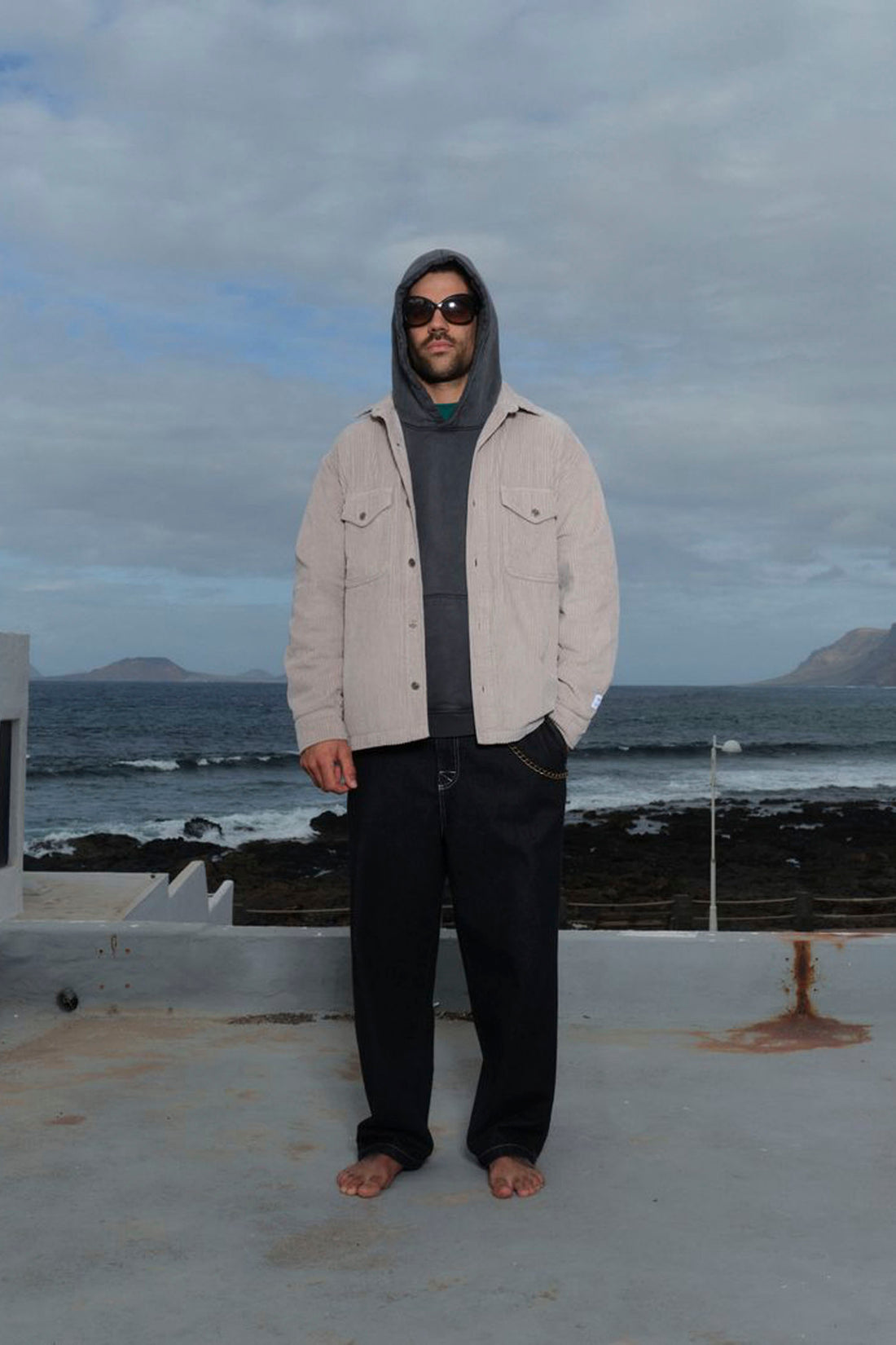 Pukas Jacket Corduroy Grey