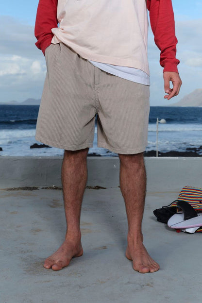Pukas Corduroy Walkshort Ice Grey