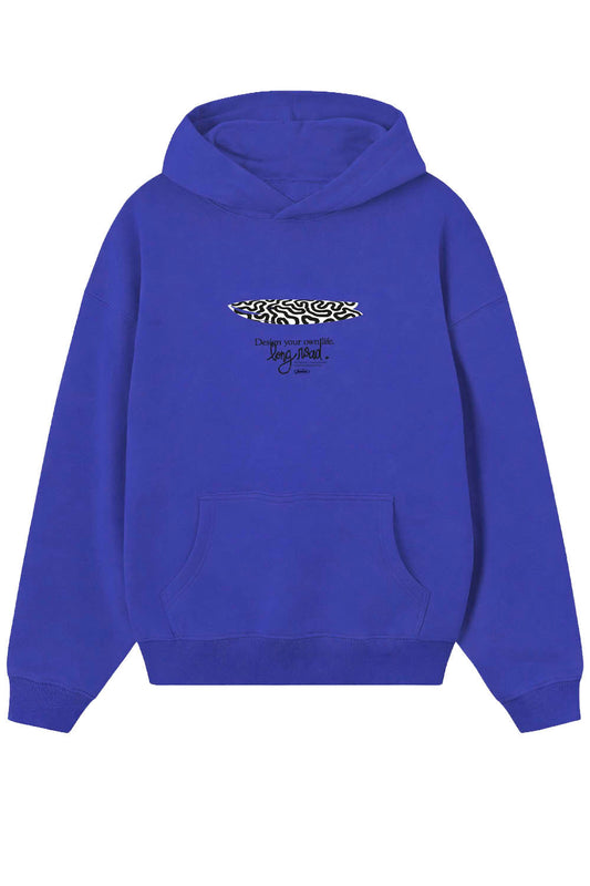 Pukas Fleece Long Road hoodie Blue