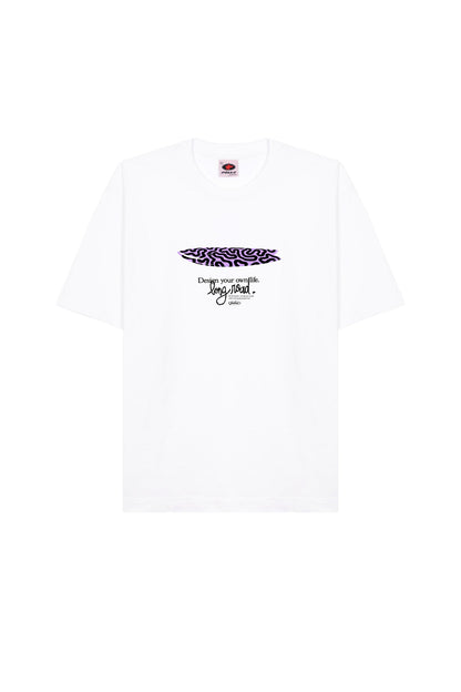 Pukas S/S Tee Long Road White