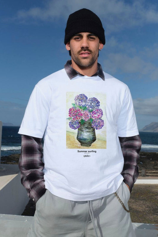Pukas S/S Tee Summer Surfing White
