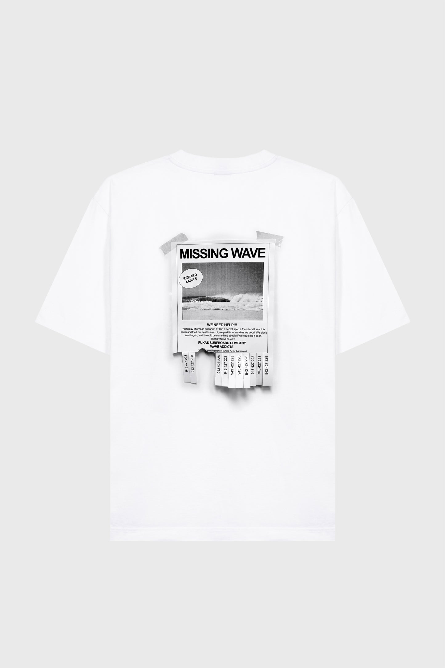 Pukas Missing Wave Tee White