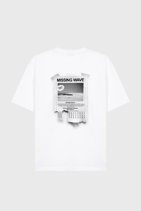 Pukas Missing Wave Tee White
