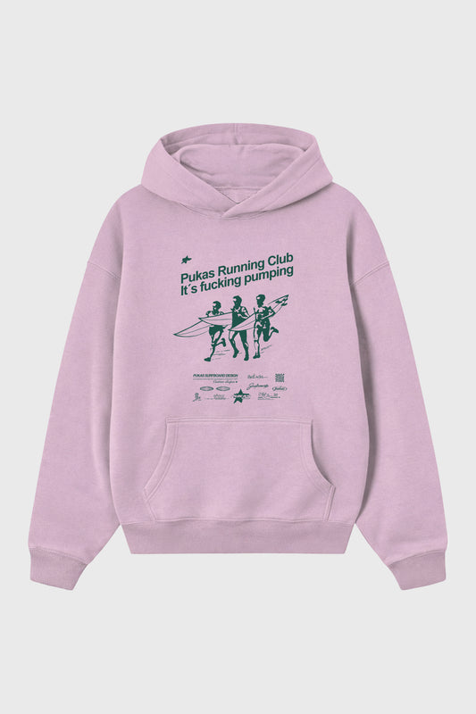Pukas Running Club Hoodie Lilac Pink