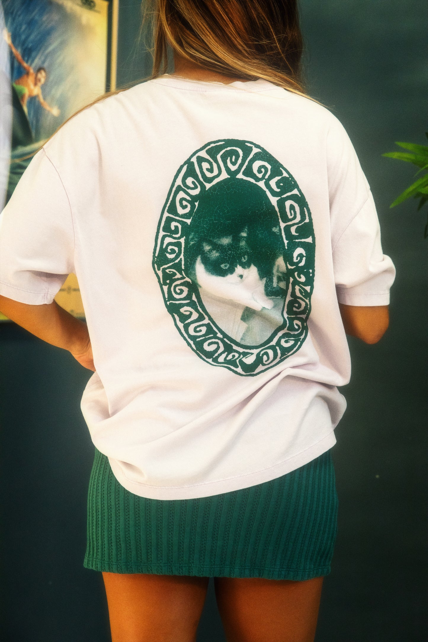 Pukas Happy Cat Tee Mauve