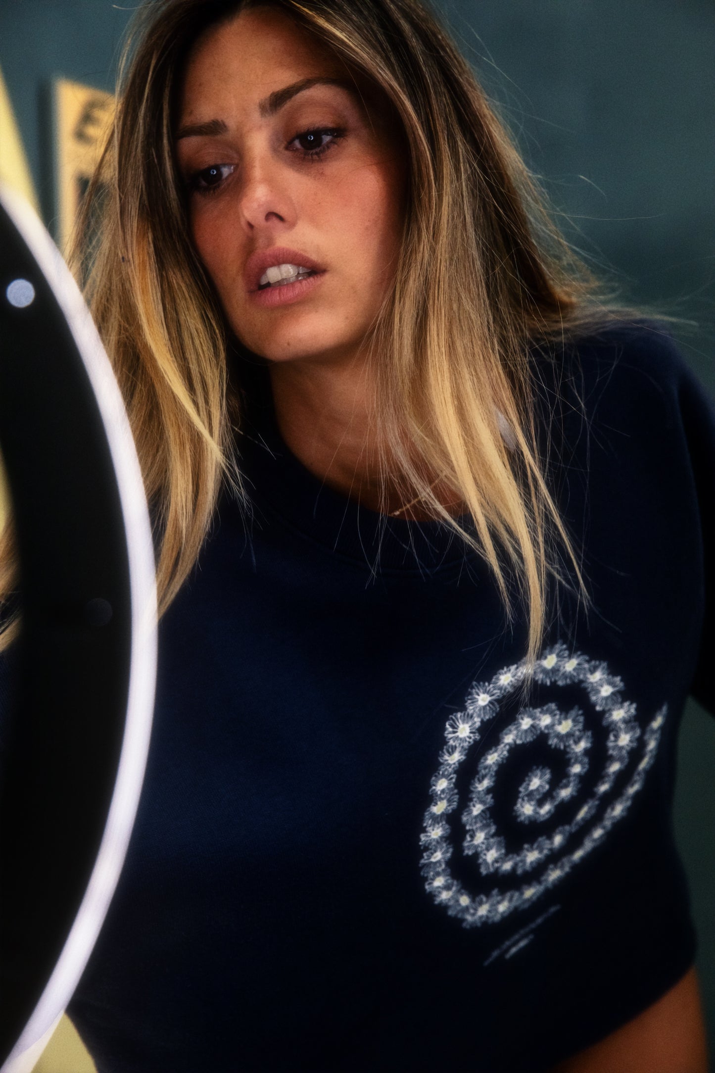 Pukas The Shell Oversize Crewneck Navy