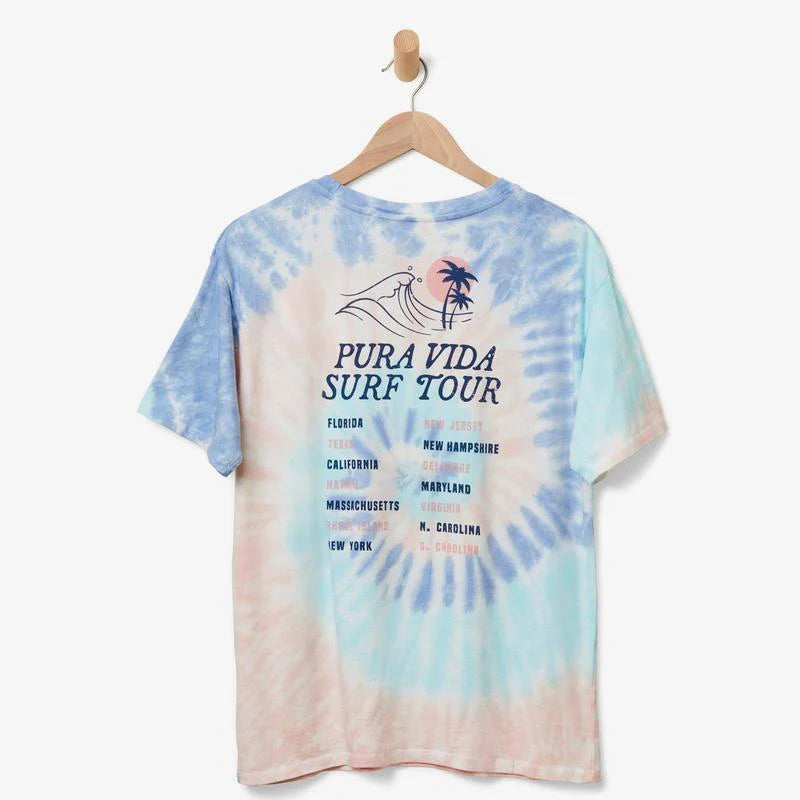 Pura Vida Surf Tour Crew T-Shirt